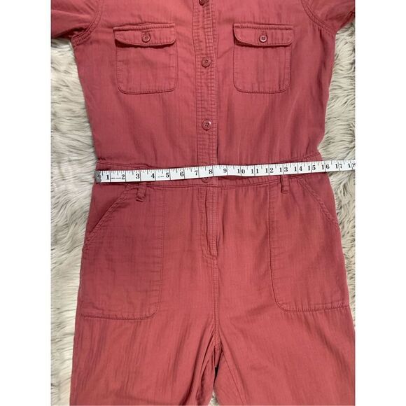 OLD NAVY Women’s  utility jumpsuit collar short sleeve cedarwood Small - Picture 8 of 10